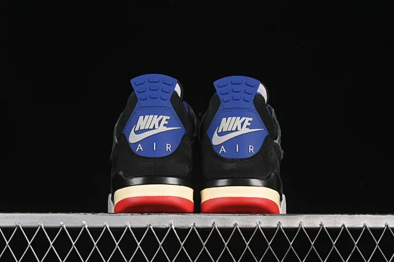 All categories Air Jordan Jordan series basketball shoes Air Jordan 4 OG version Air Jordan 4 Retro "Lase" AJ4 Joe 4 black gray blue color FV5029-003